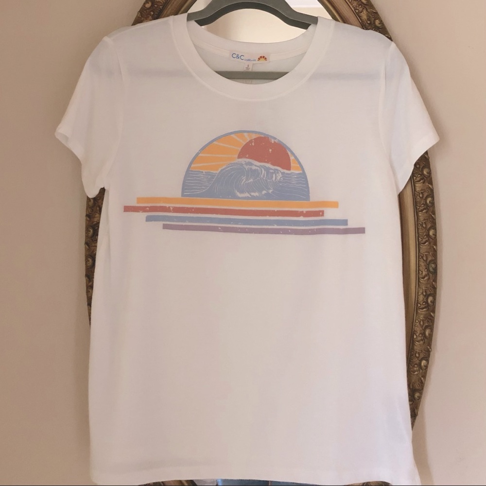 NWT C&C California Super Soft Vintage Like Tee